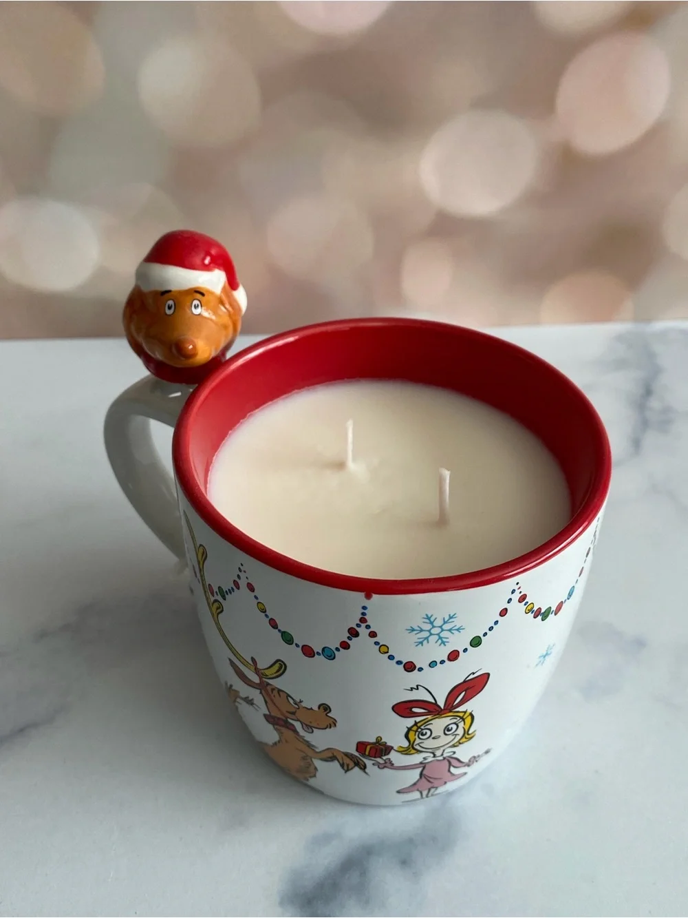 Max and Cindy Lou Who Handmade Soy Wax Candle